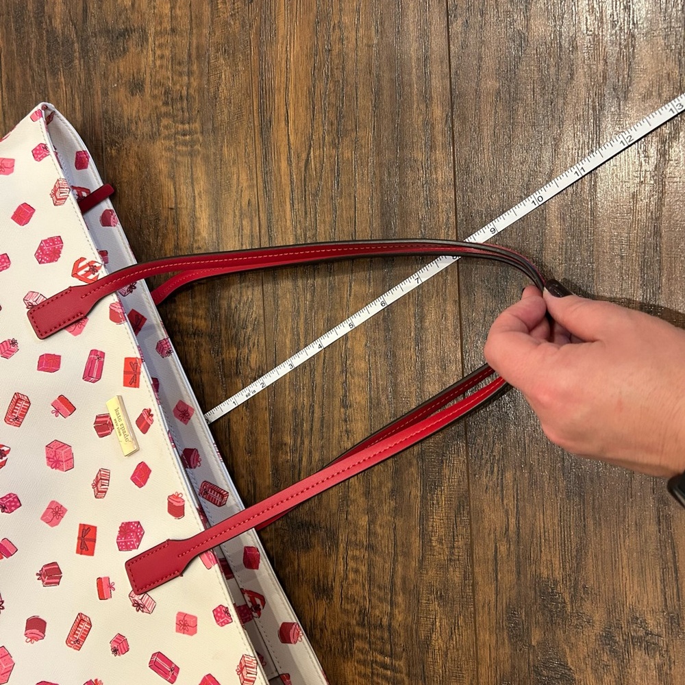 KATE SPADE New York Shore Street Margareta Bag Red Pink Gift Present Pattern - Picture 14 of 15